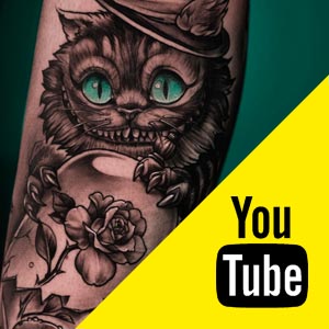 Grinsekatze Tattoo YouTube
